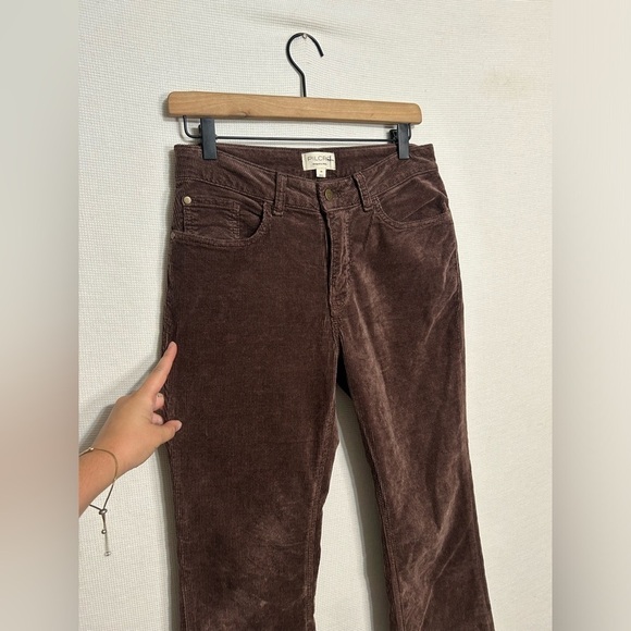 Anthropologie Pilcro Yaya Corduroy Crop Flare Jeans Womens 29 - Picture 5 of 8